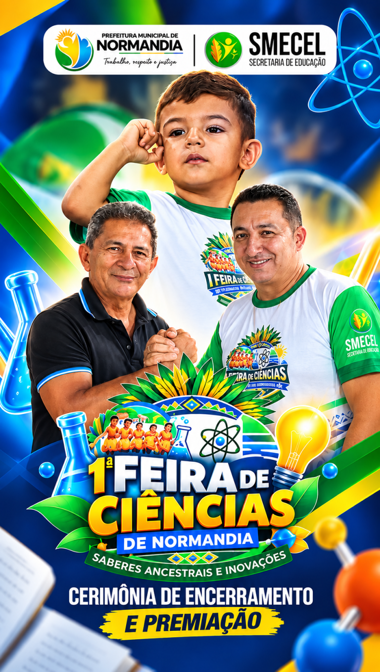 1ª Feira de Ciências de Normandia é encerrada com homenagens e classificação para etapa estadual